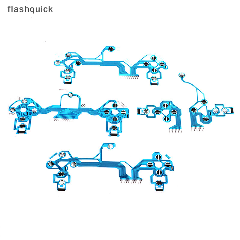 Flashquick ฟิล์มควบคุมจอยเกม สีฟ้า สําหรับ PS4 DS4 PRO Slim JDS 050 040 030 010 Nice