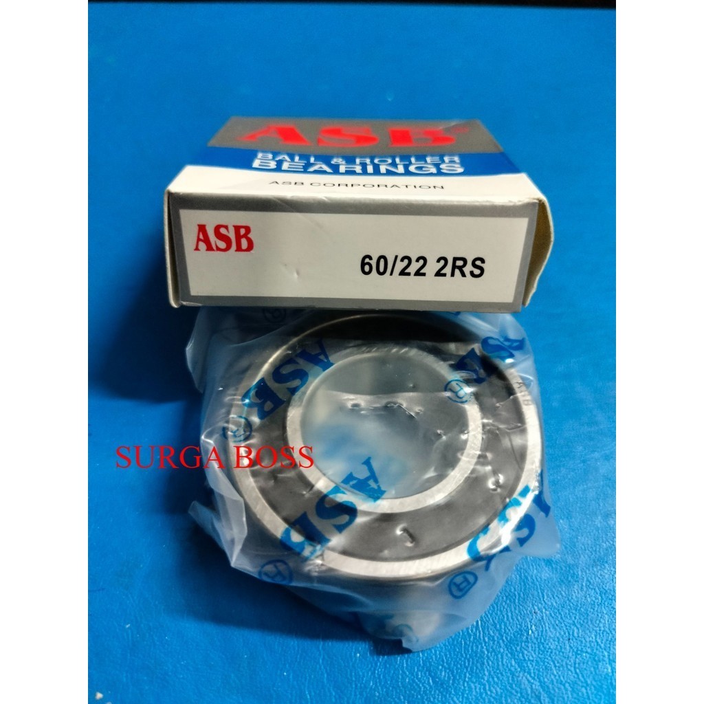 MINIMAL Bearing 60 22 2RS / 60/22 2RS ยี่ห้อ ASB (ซื้อขั้นต่ํา 2 ชิ้น)