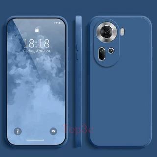 เคส OPPO Reno 11 5G 11 Pro 5G 8 5G 8z 5G 7Z 5G 8T 5G 7 10 Pro 5G เคสโทรศัพท์มือถือ ซิลิโคน กันกระแทก สีพื้น สําหรับ YT