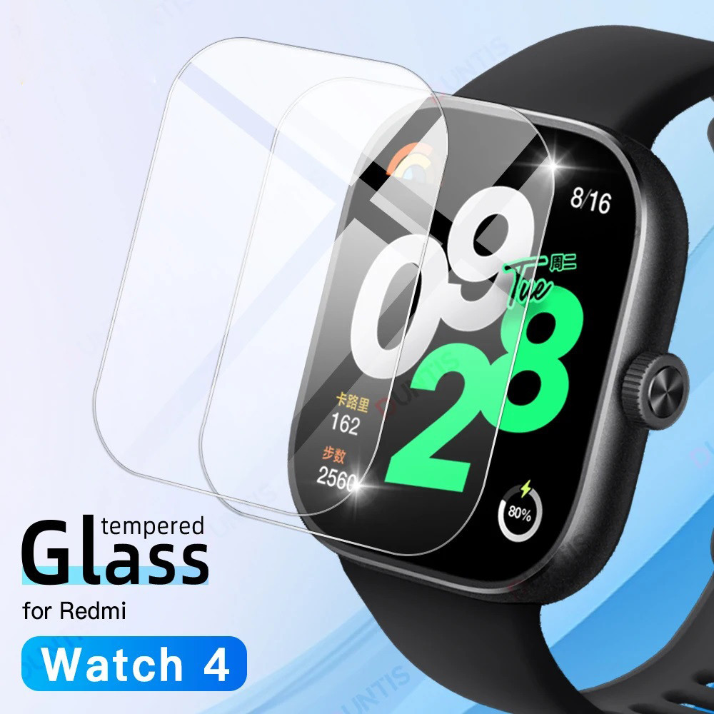 ฟิล์มกระจกนิรภัย 2.5D สําหรับ Xiaomi Redmi Watch 4 HD ป้องกันหน้าจอ สําหรับ Mi Redmi Watch 4 กระจกป้
