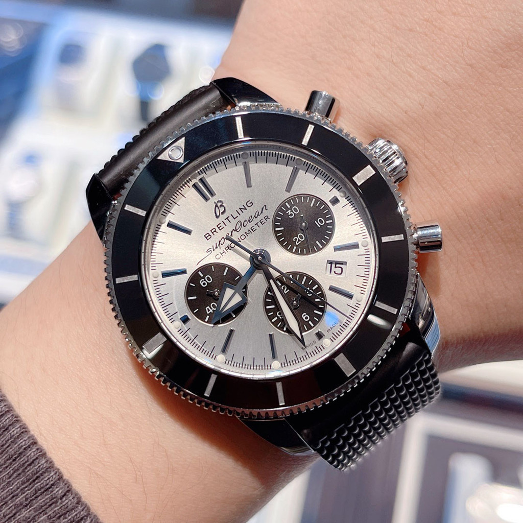 Breitling/ocean Culture นาฬิกาข้อมืออัตโนมัติ สายสแตนเลส สําหรับผู้ชาย0162121
