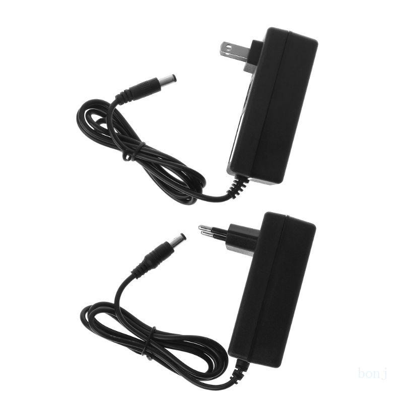 Bon อะแดปเตอร์ปลั๊ก EU US AC100-240V 50 60HZ 2A 12 6V