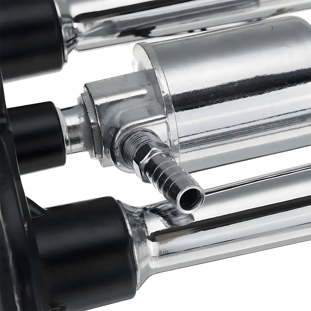 แตรลมไฟฟ้า 12V/24V แตรลมรถบรรทุก600db/300db ดังเสียงดังสุดยอดแบนด้านล่างรถแตรอากาศชุบโครเมี่ยมชุบสังกะสีแตรคู่รถบรรท - รูปที่ 4