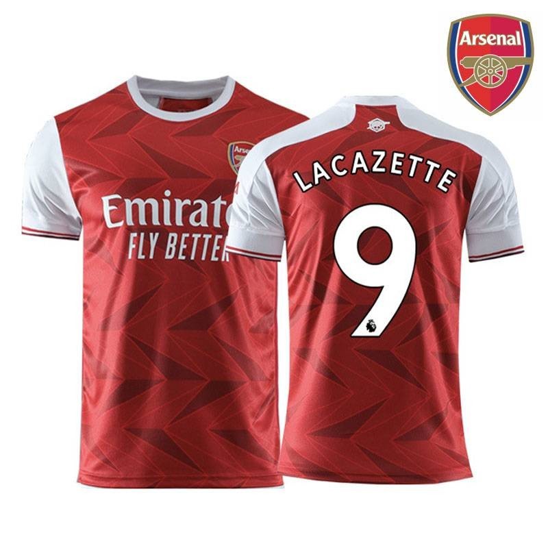 เสื้อกันหนาว ขนาดใหญ่ พิมพ์ลายฟุตบอล Arsenal Home Lacazette Ozil Aubameyang สําหรับผู้ชาย และผู้หญิง 2020-2021