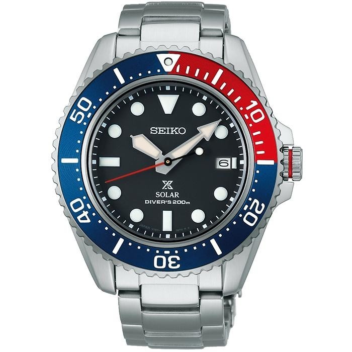 [Authentic★Direct from Japan] SEIKO SBDJ053 PROSPEX Diver Scuba Solar Sapphire glass Black Men Wrist watch นาฬิกาข้อมือ