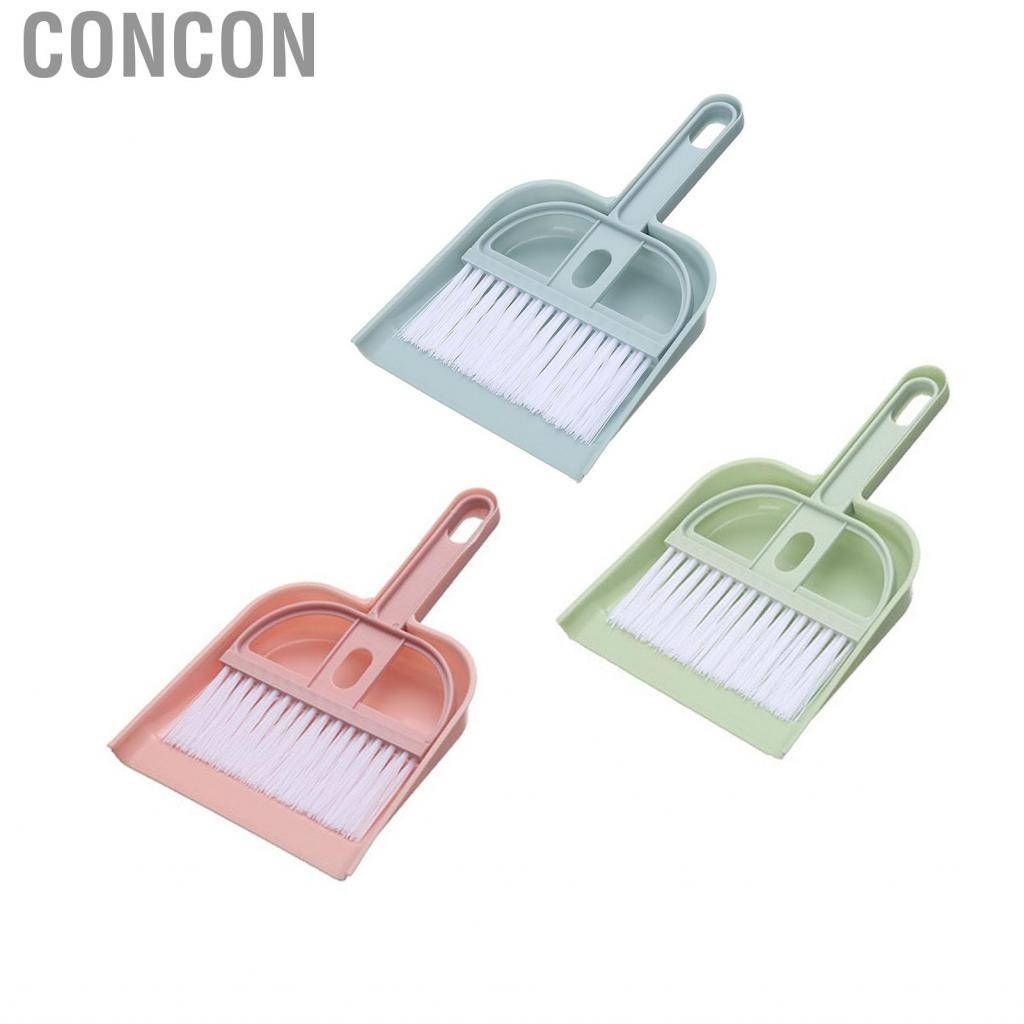 Concon Desktop Broom and Dustpan Set  Mini Multi Functional Plastic for Sofa