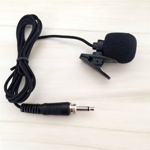 Loudspeaker Neckline Clip Screw Wireless Transmitter Box Universal Headset Collar Clip Microphone Microphone 3.5 Interfa