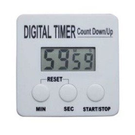 LCD DIGITAL KITCHEN TIMER 59 นาที / DIGITAL TIMER / DIGITAL COUNT DOWN, COUNT UP TIMER