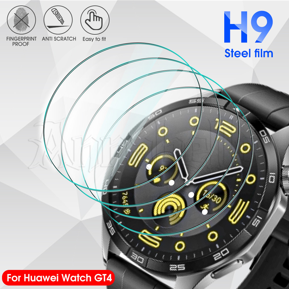 ฟิล์มกระจกนิรภัยกันรอยหน้าจอ 37 41 มม. - ฟิล์มสมาร์ทวอทช์ - ป้องกันรอยขีดข่วน, กันน้ํา - อุปกรณ์เสริมสมาร์ทวอทช์ - ตัวป้องกันหน้าจอ HD แบบเต็ม สําหรับ Huawei Watch GT4
