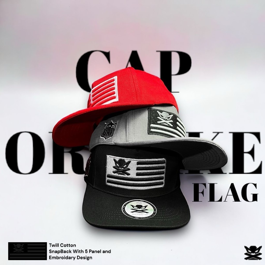 Orifake-snapback EMBROIDERED FLAG