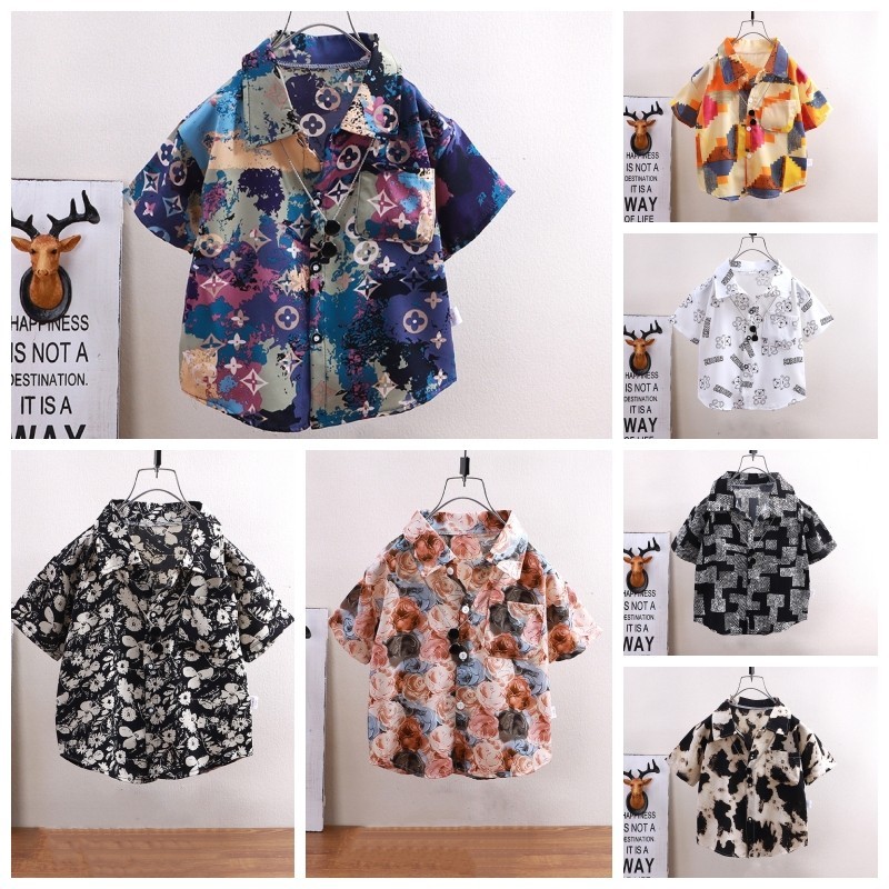 เสื้อเชิ้ตแขนสั้น พิมพ์ลายสิงโต 3 มิติ ทรงหลวม ระบายอากาศได้ดี แฟชั่นฤดูร้อน สไตล์ฮาวาย สําหรับผู้ชาย และผู้หญิง