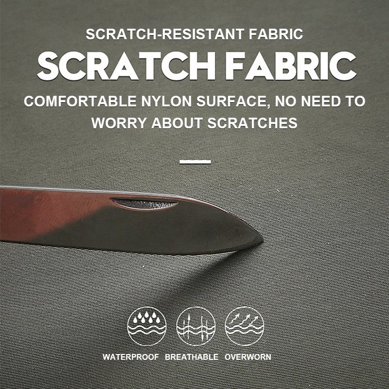 ZITY เสื้อแจ็คเก็ตยุทธวิธี Big Shark กันน้ำ กันลม เสื้อโค้ทมีฮู้ดไนลอนพร้อมซิปหนัง - รูปที่ 6