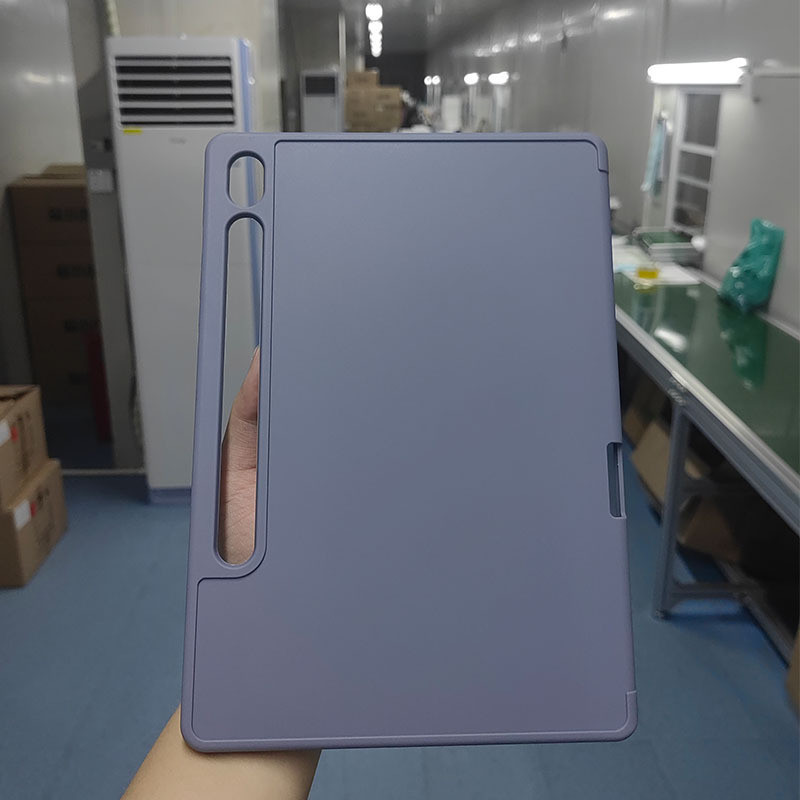 เคสแท็บเล็ตซิลิโคน พร้อมช่องใส่ปากกา สําหรับ Samsung Galaxy Tab S7 FE S8+ S9 Plus FE+ 2023 A9 Plus 11.0 SM-X710 X716B S9 S8 S7