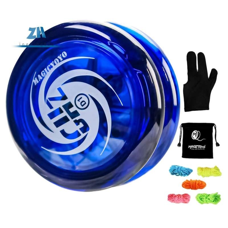 Magicyoyo โยโย่ตอบสนอง D1 GHZ ลูปมืออาชีพ สําหรับเด็กผู้เริ่มต้น พร้อมสายโยโย่ ถุงมือ และกระเป๋าโยโย่