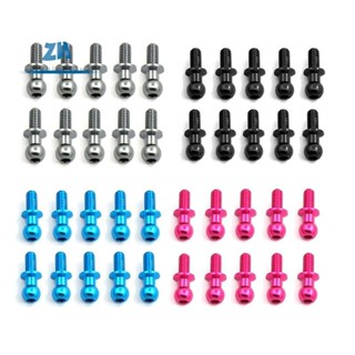 สกรูหัวบอล หกเหลี่ยม โลหะ M3 สําหรับรถดริฟท์บังคับ Tamiya TT…