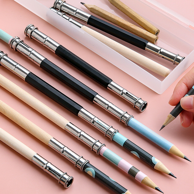 Double Pointed Pencil Extender สําหรับนักเรียน / อุปกรณ ์ สํานักงาน