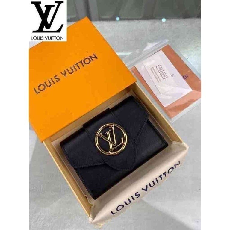 หลุยส์วิตตอง Louis Vuitton กระเป๋า lv long pont 9 กระเป๋าสั้น bumbags m69175 ห่วงโซ่ m69177 s กระเป๋าสตางค์ตอนเย็นกระเป๋