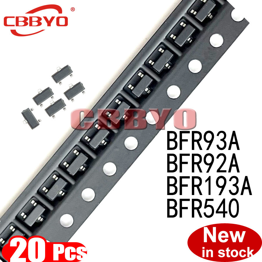 20 ชิ้นยี่ห้อใหม่ BFR93A SOT23 BFR93 SOT-23 BFR92A BFR92 BFR193A BFR193 BFR540