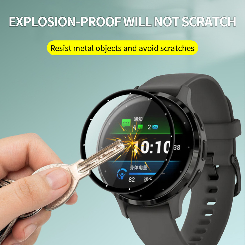 ฟิล์มป้องกันนุ่มเข้ากันได้สําหรับ Garmin Venu3 Venu3S 3D หน้าจอโค้ง Protector Anti-scatch ฟิล์ม Garm