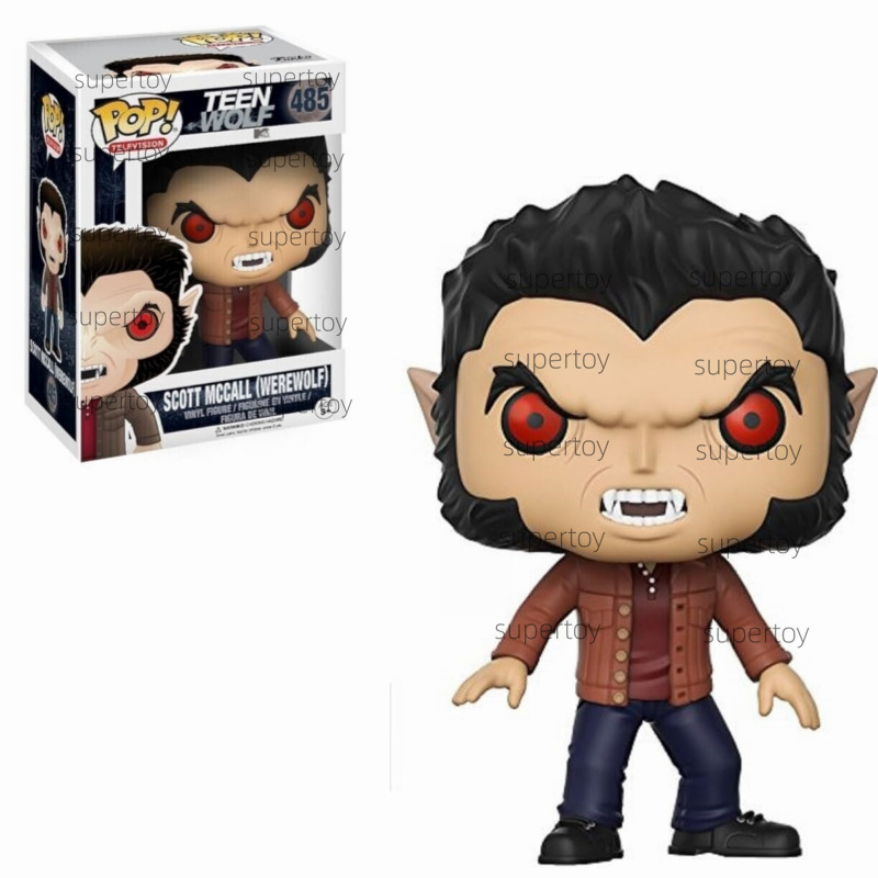 Funko POP โทรทัศน์ Teen Wolf Scott McCall Werewolf Action Figure ของเล่น 485
