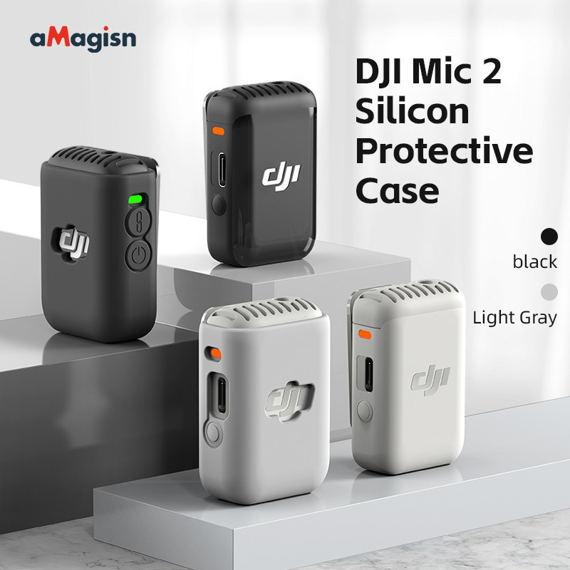 เคสซิลิโคน ป้องกันรอย อุปกรณ์เสริม สําหรับกล้องแอคชั่น DJI Mic 2