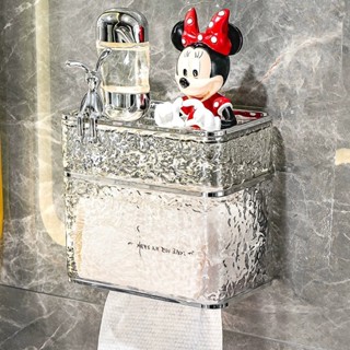 ชั้นวางม้วนกระดาษทิชชู่ แบบติดผนัง กันน้ํา ไม่ต้องเจาะรู สํา…