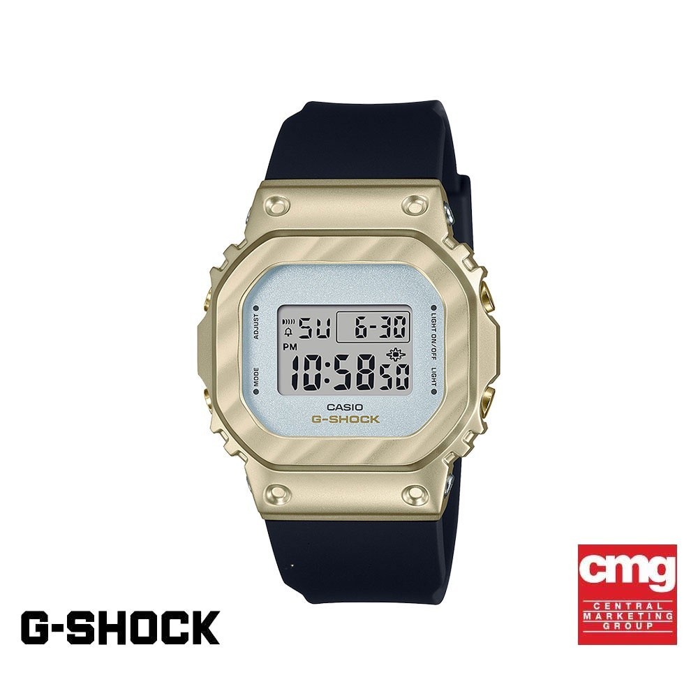CASIO นาฬิกาข้อมือผู้หญิง G-SHOCK MID-TIER รุ่น GM-S5600BC-1DR วัสดุเรซิ่น สีดำ