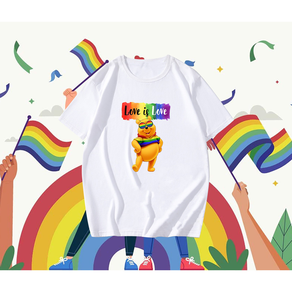 ผู้ชายตลก LGBT Gay Pride พระเยซู Rainbow Flag คริสเตียนเสื้อยืด Faith LGBTQ