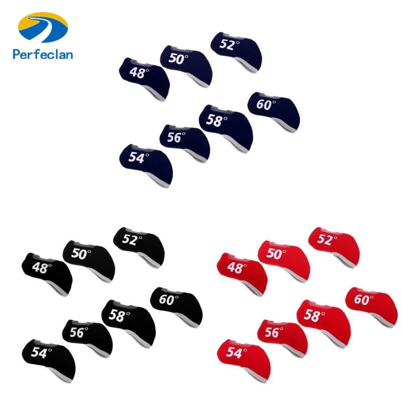 Perfeclan Premium Neoprene Club Iron Putter Head Cover ถุงเท้าอุปกรณ์เสริมเกียร์ - เลือกสีและองศา
