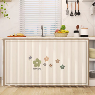 ผ้าม่านตู้กาวในตัวไม่มีฝาครอบตะแกรงเจาะสําหรับห้องครัว/ชั้นว…