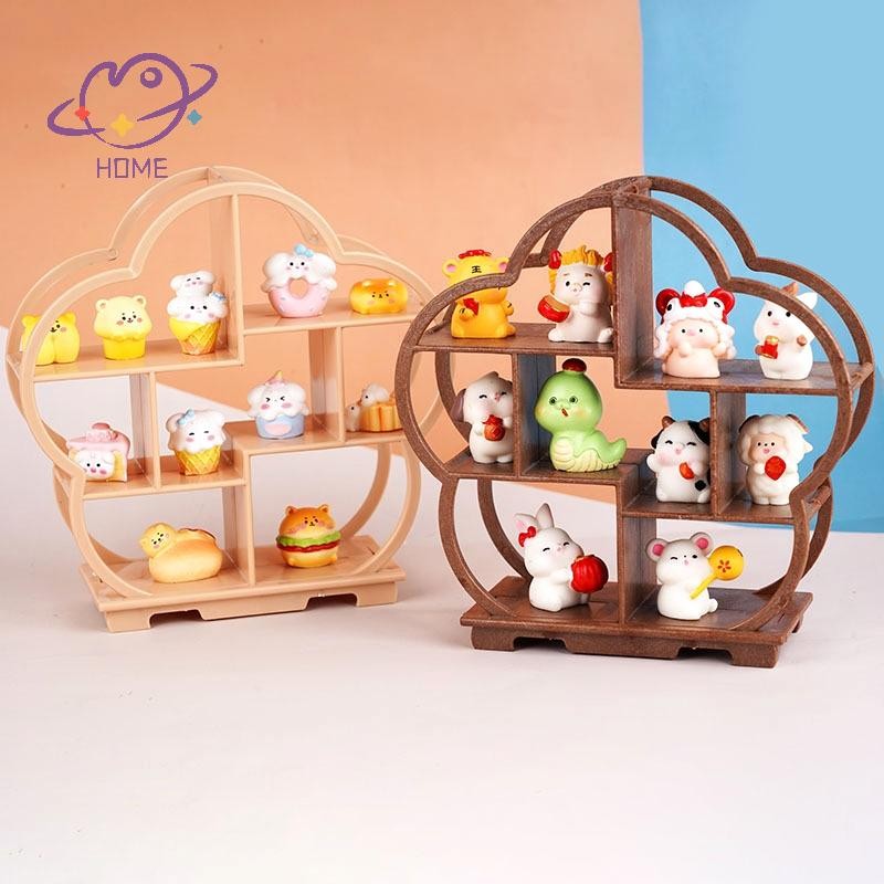 [mayhome] 1:12 Dollhouse Miniature Bogu ชั้นวางที่ว่างเปล่า Mini Display Stand Storage Rack รุ่นตกแต่งบ้านของเล่นตุ๊กตาเครื่องใช้ในบ้าน {TH}
