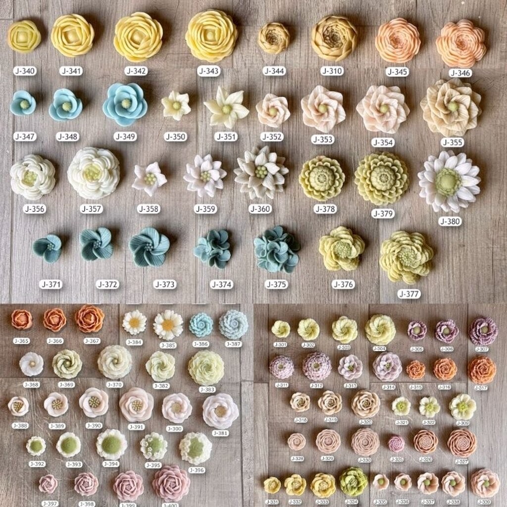 แม่พิมพ์ซิลิโคน ลายดอกไม้ 3D มาใหม่ สวยทุกแบบ
