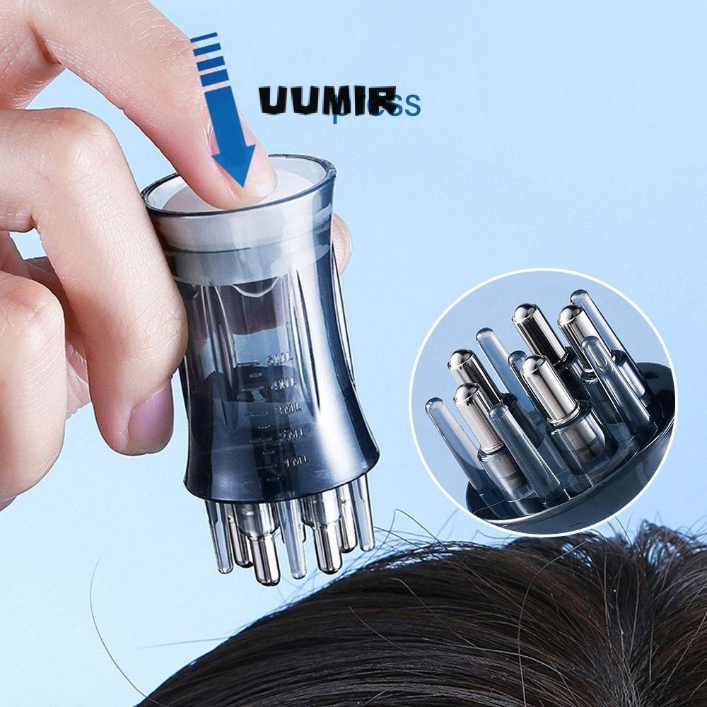 Uumir Scalp Applicator, Scalp Applicator สําหรับผม Scalp Treatment Liquid Comb, สําหรับน้ํามันหอมระเหย Hair Growth Care Essential Oil Liquid Guiding หวีนวด