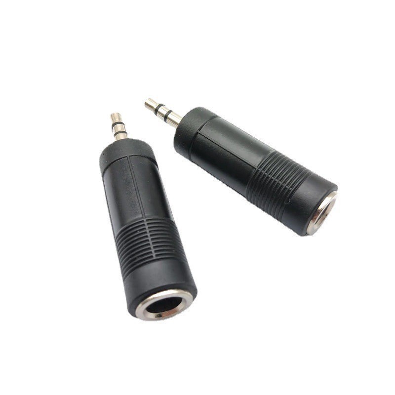 1ตัว ปลั๊ก TR STEREO ท้าย แจ็คโฟนไมค์ ตัวเมีย / แจ็คไมค์ ออก AUX 3.5 แจ็คต่อ ตัวแปลง MIC ไมค์ เป็น TR สเตอริโอ