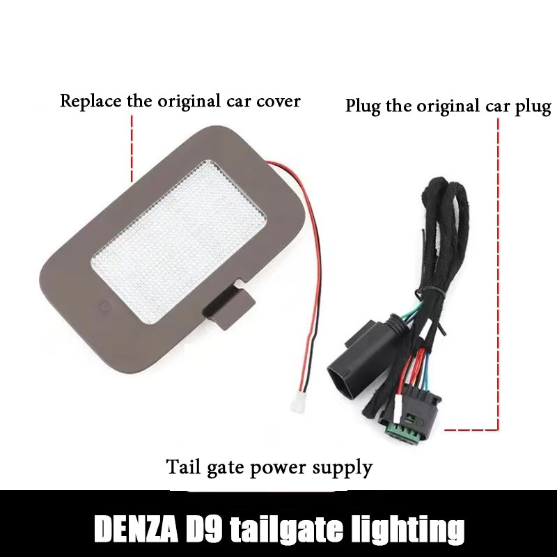 ZLWR BYD / DENZA D9 TRUNK ไฟลําต้นไฟ LED แคมป์ปิ้งไฟภายในรถยนต์อุปกรณ์เสริมที่ดัดแปลง - รูปที่ 2