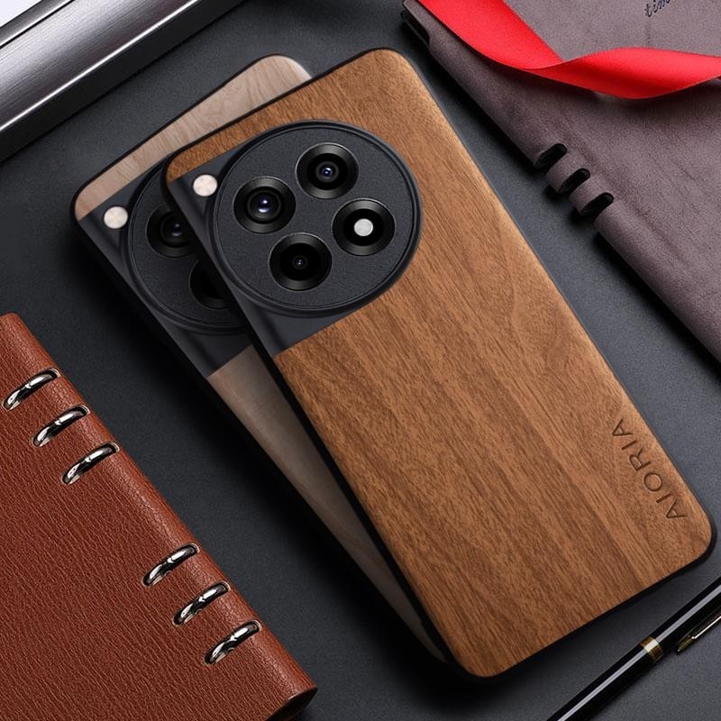 ไม้ไผ่ไม้รูปแบบเคสโทรศัพท์สําหรับ OnePlus 13 12R 12 5G One Plus 11 10 9T 8 7 6 Nord 2T N100 N200 Ace