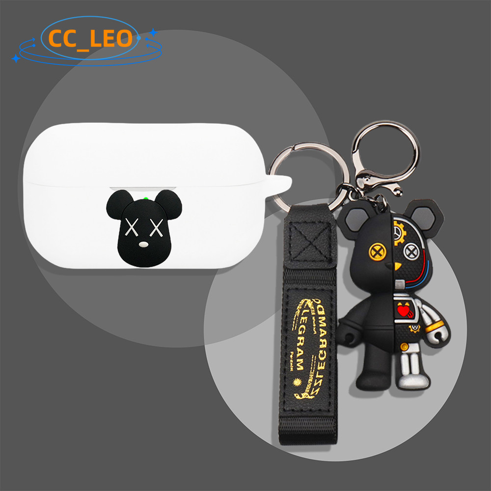 Case for Technics EAH-AZ100 Cartoon Keychain Pendant Silicone Soft Case Suitable for Panasonic Techn
