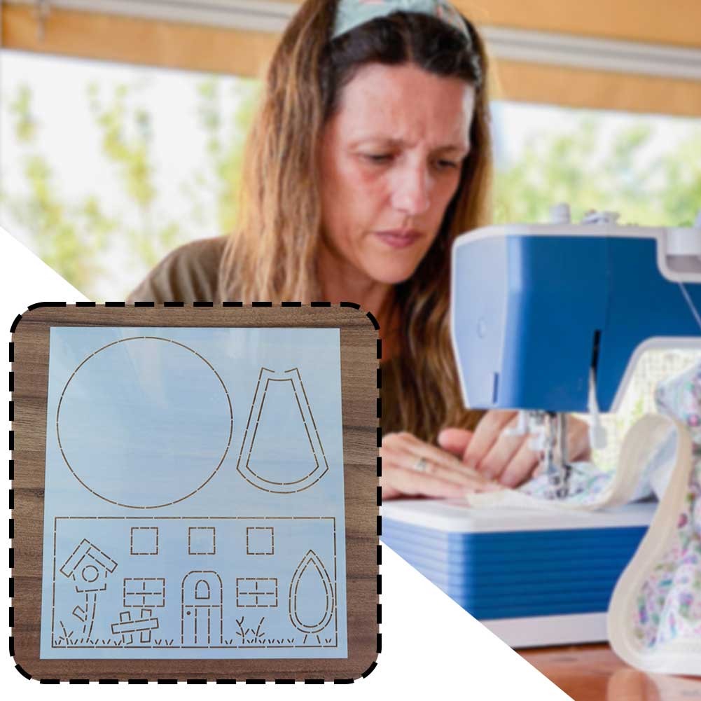 Quilting Stencil Template เย็บมัลติฟังก์ชั่น Patchworks แม่แบบสําหรับเย็บผู้ที่ชื่นชอบเย็บปักถักร้อย