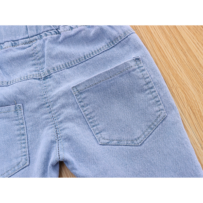 【YAOEENH】กางเกงยีนขายาว แบบบาง ทรงหลวม ลายการ์ตูน แฟชั่นฤดูร้อน สไตล์เกาหลี สําหรับเด็ก 80-120 ซม. พร้อมส่ง - รูปที่ 6