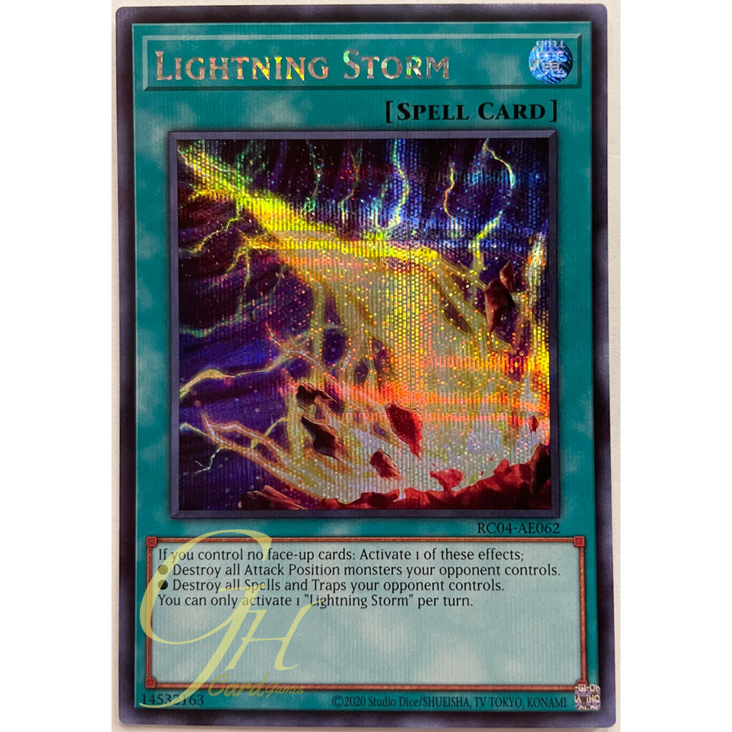 Yugioh [RC04-AE062] Lightning Storm (Secret Rare)