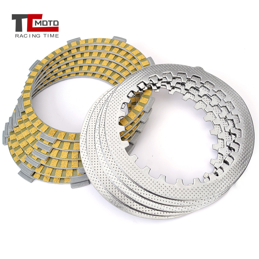 Dt ชุดแผ่นอัดคลัทช์ 125 สําหรับ Yamaha DT125 DT125LCF DT125LC RD125LC RZ125 1V1-16321-00 1V1-16324-0