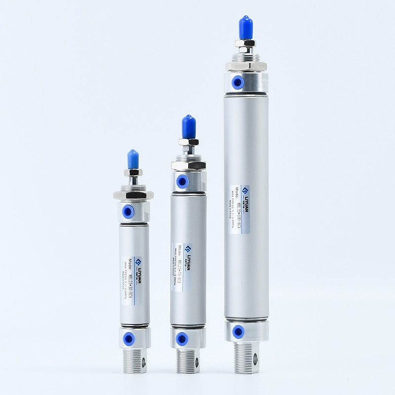 Airtac type กระบอกปากกานิวเมติก โลหะผสมอลูมิเนียม MBL20 MBL25 MBL32 MBL40 * 50X75 100 125X200-S-CA M