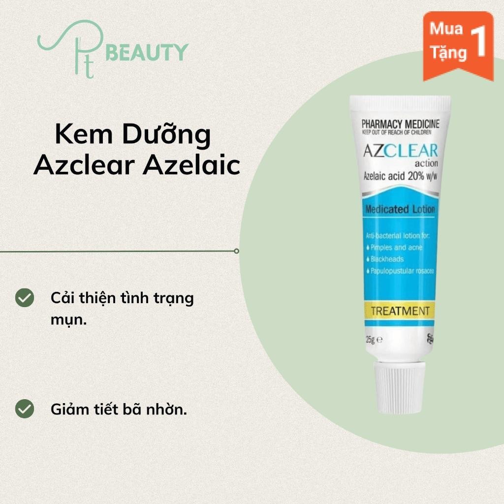 Azclear Azelaic 20 % 25g ครีมลดสิวเบลอ