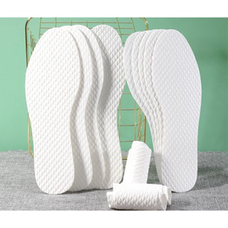 แผ่นพื้นรองเท้า พื้นนิ่ม ดูดซับเหงื่อ ระบายอากาศ แบบบาง สวมใ…