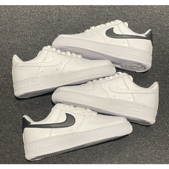 Nike Air Force 1 Low 07 สีขาว ขาวดำ（ของแท้ 100 %）
