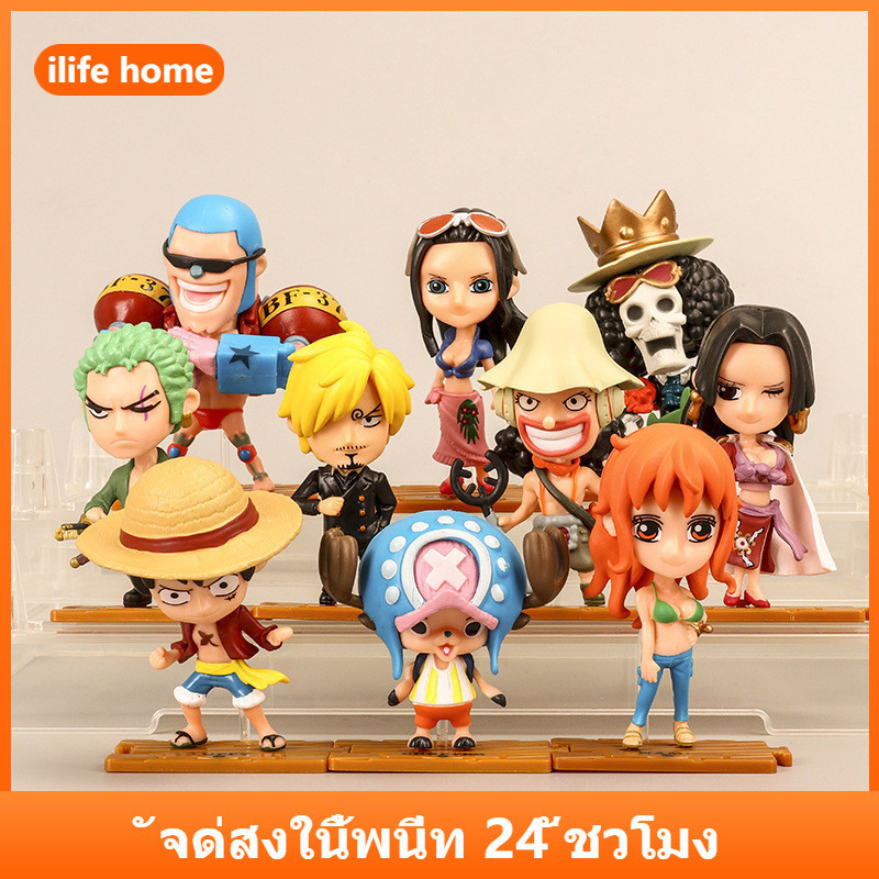 💥 จัดส่งจากประเทศไทย 💥10 ชิ้น / เซต ลูฟี่ รูปปั้นแอคชั่น อะนิเมะ One Piece ฟิกเกอร์ COD มีสินค้า คอสเพลย์ ฟิกเกอร์ แอคชั่น โมเดล ตุ๊กตา ของเล่น สําหรับเด็ก ของขวัญ ของสะสม รถ เครื่องประดับ ตกแต่งบ้าน เค้ก จี๊ค
