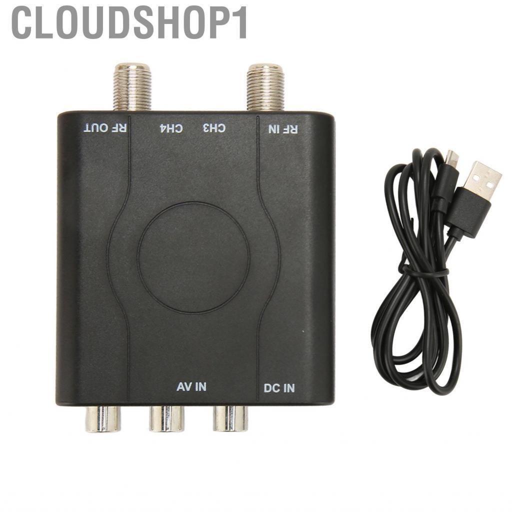 Cloudshop1 Digital RCA To RF Modulator M61A Professional Supports NTSC Formats Video Sound HD for American Region