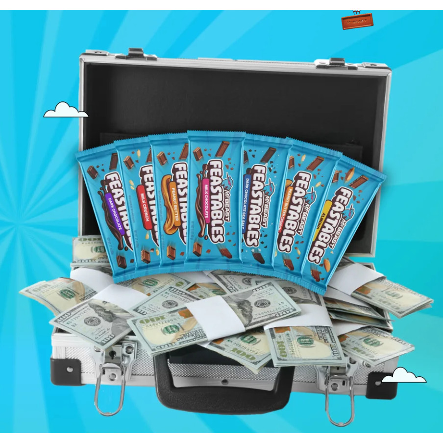 Feastables MrBeast Chocolate Bar หลากหลายรสชาติ