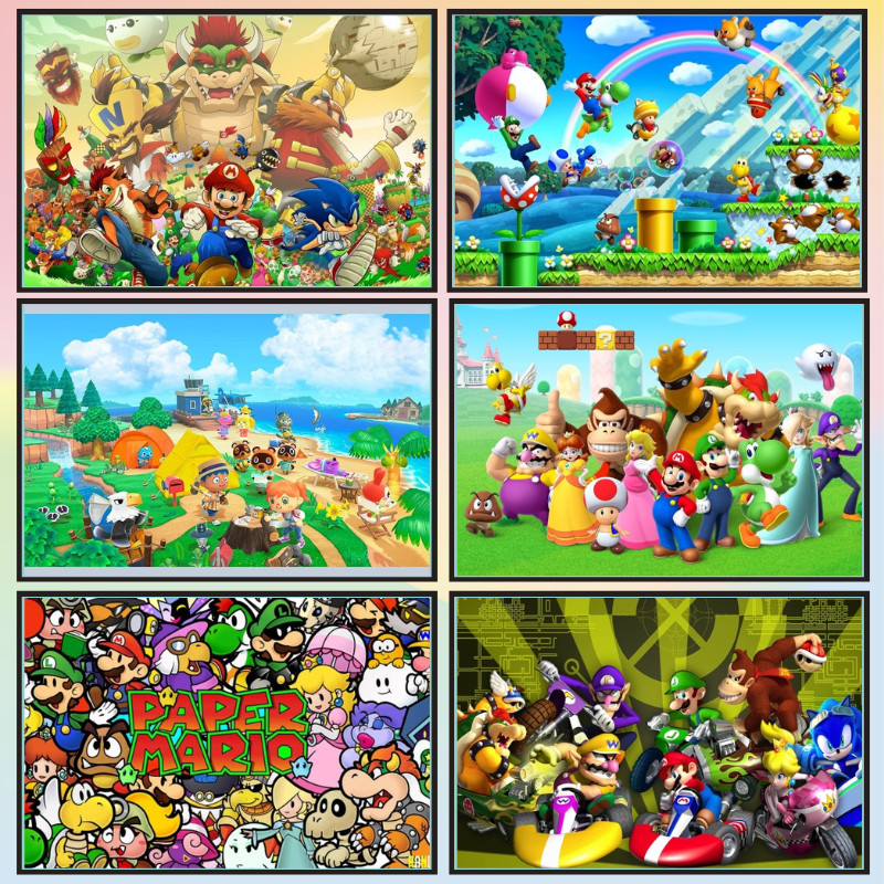 📣พร้อมส่ง📣【Mario】jigsaw puzzle-จิ๊กซอว์-300-1000-ชิ้น- ชิ้นของเด็ก จิ๊กซอว์ไม้ 1000 ชิ้น จิ๊กซอว์ 1000 ชิ้นสำหรับผู้ใหญ่ จิ๊กซอ จิ๊กซอว์ 500 ชิ้น🧩221-4 จิ๊กซอว์ 1000 ชิ้น สำหรับ ผู้ใหญ่ ตัวต่อจิ๊กซอว์ จิ๊กซอว์ การ์ตูน