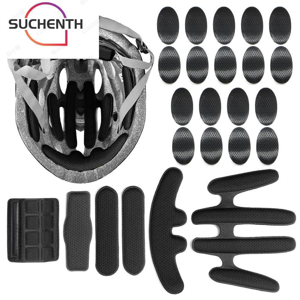 Suchenth ชุดแผ่นฟองน้ําซีลด้านในหมวกกันน็อค สําหรับขี่จักรยาน 24 ชิ้น/ชุด